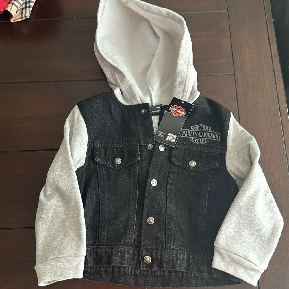 NWT Kids Harley Davidson Jacket size 2-3T